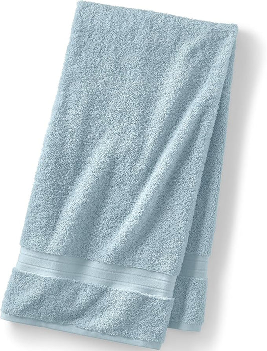 Lands' End Supima Towel Dusty Blue Bath- Bath Towel