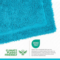 Martex 100% Cotton Ringspun Bath Rug | Super Soft | Super Absorbent | Essential Bathroom Rugs | Non-Slip Bath Mat | Quick Drying Bath Mat | Aqua