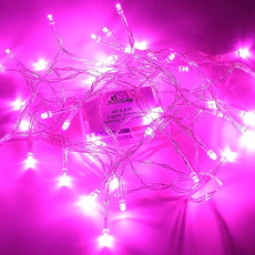 Karlling Battery Operated Pink 40 LED Fairy Light String Wedding Party Xmas Christmas Decorations(Pink,10 Pack)