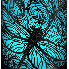 Essential Oils Diffuser,Aromatherapy Diffuser,Birthday for Women Mom Grandma,Metal Cool Mist Humidifier with 7 Colors Lights Waterless Auto Off Air Diffusers (Dragonfly)