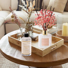 COCORRÍNA Refill - Sandalwood Rose 6.7 Fl.oz Reed Diffuser Refill with 8 Sticks