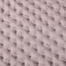 Amazon Basics Brushed Microfiber Quilt Set, Extra Soft with Natural Texture, 3-Piece,King, Purple