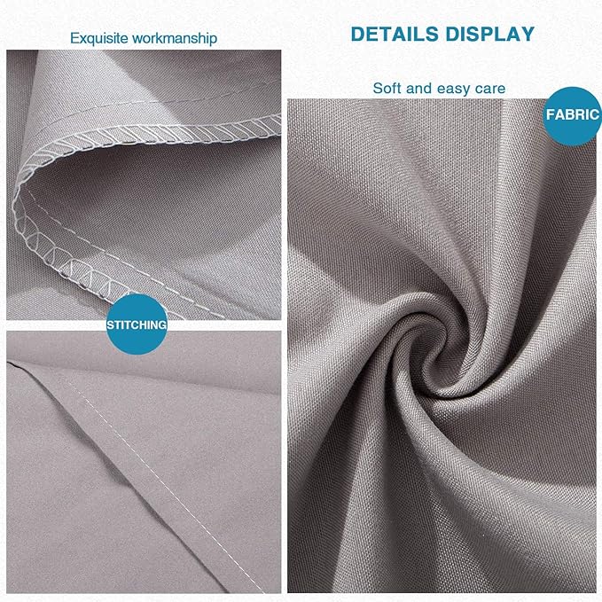 FLXXIE 2 Pack Microfiber Queen Pillow Cases, 1800 Super Soft Pillowcases with Envelope Closure, Wrinkle, Fade and Stain Resistant Pillow Covers, 20x30, Smoky Grey