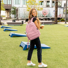 Travel Backpack for Women, 15.6 Inch College Laptop Backpack, Water Resistant Work Backpacks, Cute Quilted Bookbag