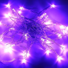 Karlling Battery Operated Purple 40 LED Fairy Light String Wedding Party Xmas Christmas Decorations(Purple,5 Pack)