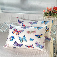 CVHOUSE Butterfly Bedding Set,Butterfly Comforter King,Butterfly Comforter Set for Girls Kids Teens,Butterflies Quilt Set with 1 Comforter and 2 Pillow Cases