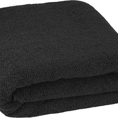 Cotton Paradise 100% Cotton 40x80 Oversized Bath Sheet, Extra Large Turkish Bath Towels for Bathroom, Black Bathsheet