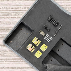 Velvet Upholstered Headboard King/Cal King Size Latest Model Wall Mount, Bed Frame Mount, Featuring High-Density Sponge Padding, Luxury Texture Easy Assembly and Style-Light Gray