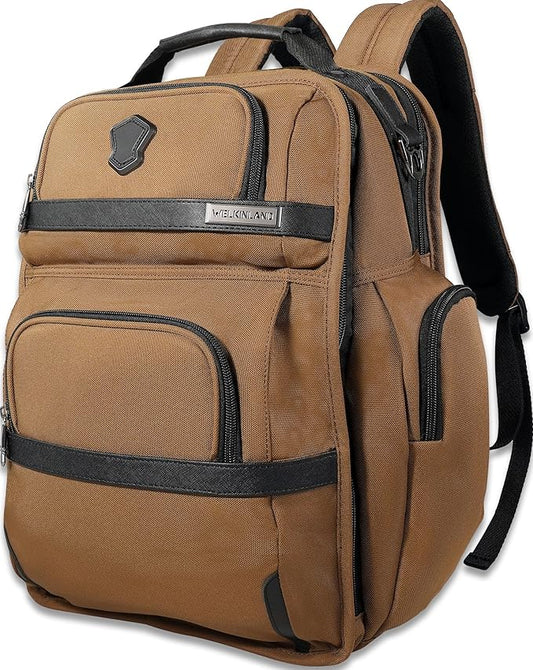 WELKINLAND 24H Business Laptop Backpack - 28L Durable Professional Backpack for Men, 17-Pockets, Fits 16-Inch Laptop