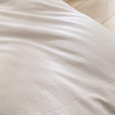 BESTOUCH Duvet Cover Set 100% Washed Cotton Linen Feel Super Soft Comfortable Chic Lightweight 3 PCs Home Bedding Set Solid Linen Grey Super King Plus