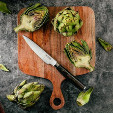 Yatoshi 15 Piece Knife Block Set - Pro Kitchen Knife Set Ultra Sharp High Carbon Stainless Steel with Ergonomic Handle, New