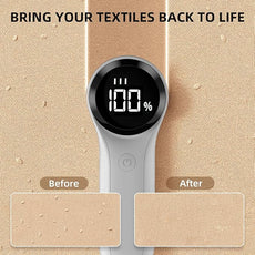 Fabric Shaver, Electric Lint Remover, Rechargeable Lint Shaver, Household Essentials for Clothes, Upholstery, Furniture, Sweater Defuzzer to Remove Pilling, Battery Operated, Birch