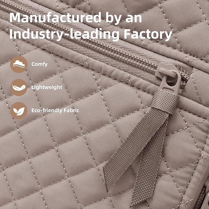 Backpack for Women,College Backpack,Quilted Casual Daypack,Waterproof Bookbag for 17Inch Laptop