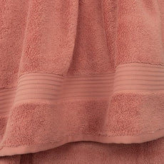 Cotton Paradise Hand Towels for Bathroom, 100% Cotton Turkish 4 Piece Hand Towel Set, Soft Absorbent Face Towels, Coral