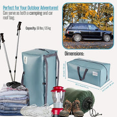 VENO 8 Pack Moving Bags w/Backpack Straps, Heavy Duty, Moving Boxes Alternative, Packing Supplies, Large Storage Totes for Dorm Room Essentials with Zipper for Clothes (Shiny Light Blue, 8 Pack)