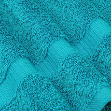 Chakir Turkish Linens Luxury Spa and Hotel Quality Premium Turkish Cotton 6-Piece Towel Set (2 x Bath Towels, 2 x Hand Towels, 2 x Washcloths)