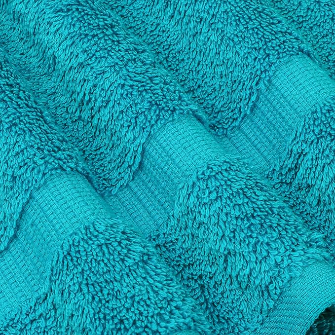 Chakir Turkish Linens Luxury Spa and Hotel Quality Premium Turkish Cotton 6-Piece Towel Set (2 x Bath Towels, 2 x Hand Towels, 2 x Washcloths)