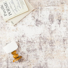 2'6x12 Washable Runner Rug Beige Grey Abstract Hallway Kitchen Throw Rug Neutral Modern Non Slip Soft Low Pile Carpet for Bathroom Laundry Bedroom Living Room