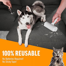 ChomChom Roller & Detailer Bundle - Pet Hair Remover and Reusable Lint Roller - ChomChom Cat and Dog Hair Remover for Furniture, Couch, Carpet, Clothing and Bedding - Multi-Surface Fur Removal Tool