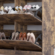 Shoe Cabinet with 6 Flip Drawers, Slim Narrow Shoe Storage Cabinet, Freestanding Shoe Organizer for Entryway, Hallway, Foyer