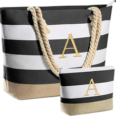 YOOLIFE Beach Bags for Women - Travel Canvas Beach Tote, Pool Waterproof Bag, Travel Essentials, Gifts for Women Birthday