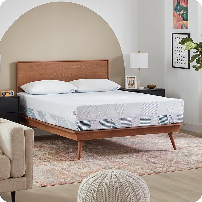 Sealy Dreamlife 2” Gel Memory Foam California King Mattress Topper with Cooling Cover, SealyComfort Gel Foam, SealyCool Stretch Knit Cover with Corner Straps