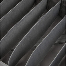 Amazon Basics Dresser Drawer Storage Organizer for Undergarments, Set of 4 - Gray