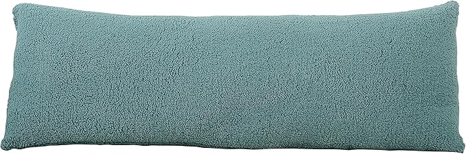 Reafort Ultra Soft Sherpa Body Pillow Cover/Case with Zipper Closure 21"x54" (21"x54" Body Pillow Cover, Blue)