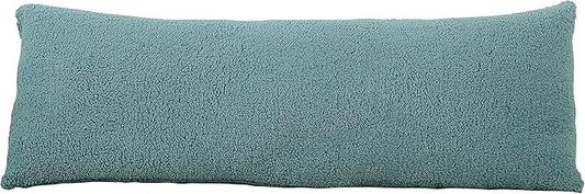 Reafort Ultra Soft Sherpa Body Pillow Cover/Case with Zipper Closure 21"x54" (21"x54" Body Pillow Cover, Blue)