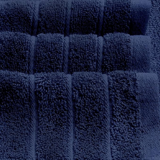 Tens Towels Pack of 2 Extra Large Bath Sheets 35 x 70 Inches, 100% Cotton, Larger & Lighter Weight, Quicker to Dry, Super Soft & Absorbent, Oversized Bath Towels, Navy