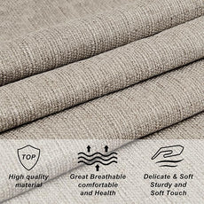 Linen Upholstered Headboard King/Cal King Size Latest Model Wall Mount, Bed Frame Mount, Featuring High-Density Sponge Padding, Luxury Texture Easy Assembly Comfort and Style-Linen