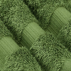 Chakir Turkish Linens 100% Cotton Premium Turkish Towels for Bathroom | 30'' x 60'' Large Bath Towels (4 Piece, Moss)