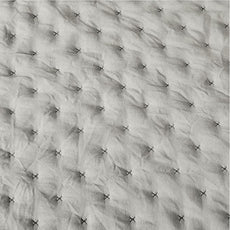 Amazon Basics Brushed Microfiber Quilt Set, Extra Soft with Natural Texture, 2-Piece,Twin/Twin XL, Grey
