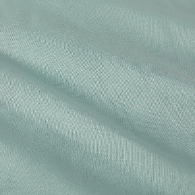 Amazon Basics 5 Piece Soft Microfiber Kid's Bed-in-a-Bag Bedding Set, Twin, Bluish Flowers, Floral