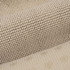 Cotton Paradise 100% Cotton Non Slip Bath Mats for Bathroom, 20x34 inch Soft Absorbent Quick Dry Machine Washable Floor Bath Mat, Beige Bath Rug