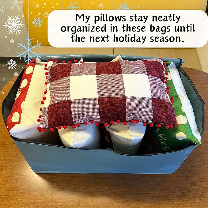 VENO 6 Pack Moving Bags and Large Christmas Decoration Storage Bins with lids. Alternative to Moving Boxes, Packing Supplies for College. Heavy Duty Totes (Light Blue Matte, 6 Pack)