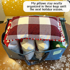 VENO 2 Pack Moving Bags, Christmas Storage Bins, Moving Boxes Alternative, Comforter and Blanket Storage Bags, College Dorm Packing Supplies, Foldable Heavy-Duty Tote (Shiny Light Blue, 2 Pack)