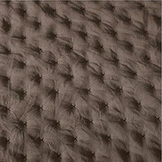 Amazon Basics Brushed Microfiber Quilt Set, Extra Soft with Natural Texture, 3-Piece,King, Brown