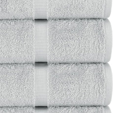 Chakir Turkish Linens, 100% Cotton Premium Quality Turkish Bath Sheets (35''x70'' Large Bath Sheet Towels - Silver Gray)