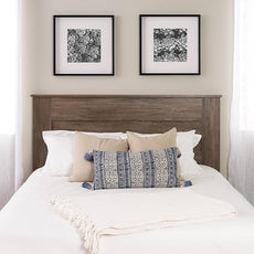 Prepac Stylish Flat Wood Panel Headboard for Queen Size Beds, Simplistic Wooden Queen Headboard 2.25