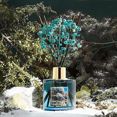 COCORRÍNA Reed Diffuser - Maine Winter Balsam Reed Diffuser Set with 8 Sticks & Preserved Baby's Breath, Reed Diffuser for Home Bathroom Shelf Decor