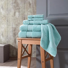 BAGNO MILANO Turkish Towels, Ultra Soft, Plush Luxury Turkih Cotton Bath Towels, Quick Dry Towel Set Made in Turkey (Mint Green, 2 Pcs Bath Towel Set)