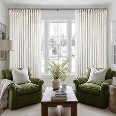 Pinch Pleated Linen 90 Inch Curtains 100 Inch Width for Living Room Divider Light Filtering Semi Sheer Cream Extra Wide Patio Curtains for Sliding Door Balcony Floor to Ceiling Picture Window 100x90