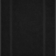 Cotton Paradise 100% Cotton Bath Mats for Bathroom Floor Set of 2 Pack, 20x34 Soft Absorbent Washable Quick Dry Tub Bathmat, Black Towel Bath Mat