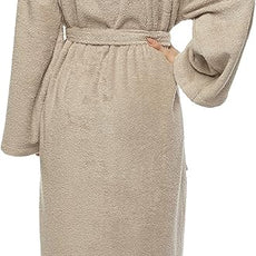 Arus Women's Hooded Classic Bathrobe Turkish Cotton Robe with Full Length Options