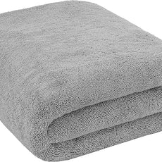 Cotton Paradise 100% Cotton 40x80 Oversized Bath Sheet, Extra Large Turkish Bath Towels for Bathroom, Light Gray Bathsheet