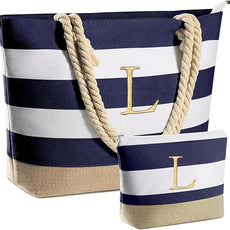 YOOLIFE Beach Bags for Women - Travel Canvas Beach Tote, Pool Waterproof Bag, Travel Essentials, Gifts for Women Birthday