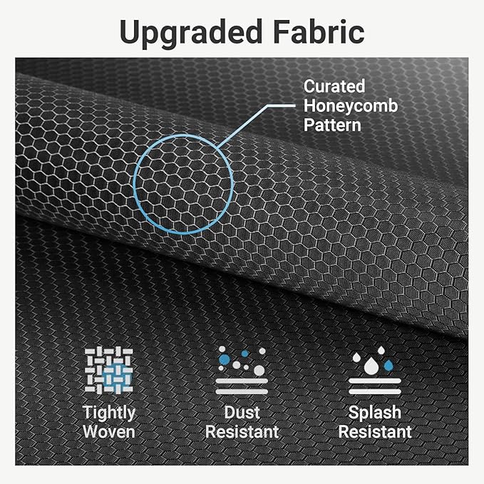 VIPEK R2C Medium Heavy Duty Clothes Rack Rolling Garment Rack with Cover Adjustable Clothing Rack for Hanging Clothes Portable Closets with Double Rods, Black Rack with Black Upgarded Polyester Cover