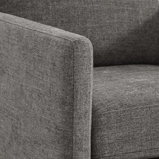 CHITA Swivel Accent Chair, FSC Certified Mid Century Modern Arm Chair for Living Room and Bedroom, Fully Assembled, Grey