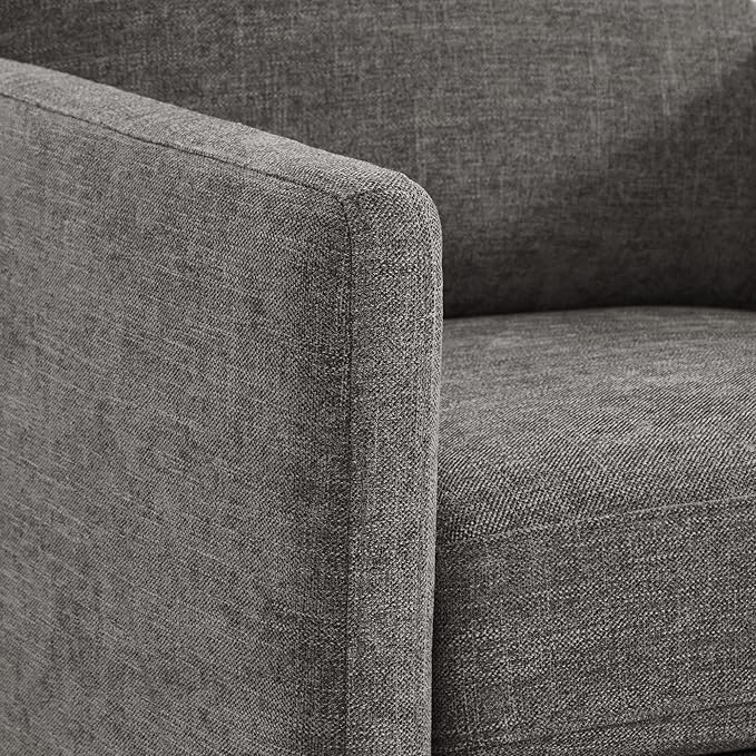 CHITA Swivel Accent Chair, FSC Certified Mid Century Modern Arm Chair for Living Room and Bedroom, Fully Assembled, Grey